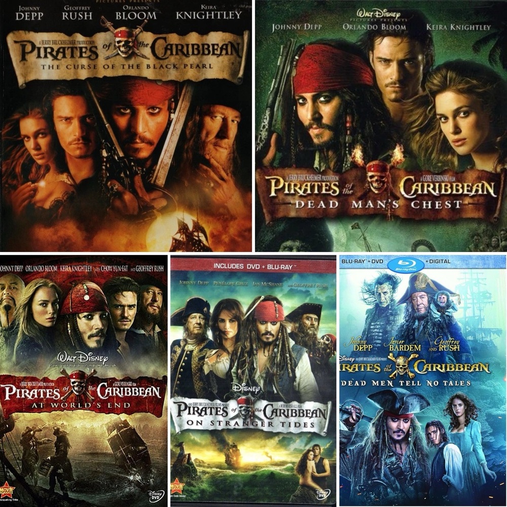 Pirates of the Caribbean: 1-5 Movie Collection